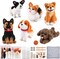 6 PCS Needle Felting Kit, Animal Needle Felting Beginner Kits Wool Felt Needle Felting Tools with Instruction for DIY Craft Animal Home Decoration (Cute Dog)